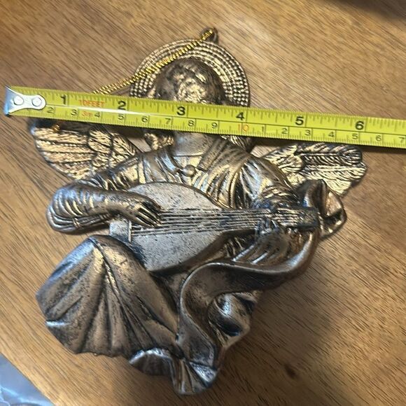 Gold Vintage Holy Angel Wall Hanging/Tree Ornament (5) - Picture 5 of 6